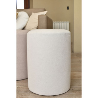 Puff cilindrico 35x45cms Stock para entrega inmediata Bucle 