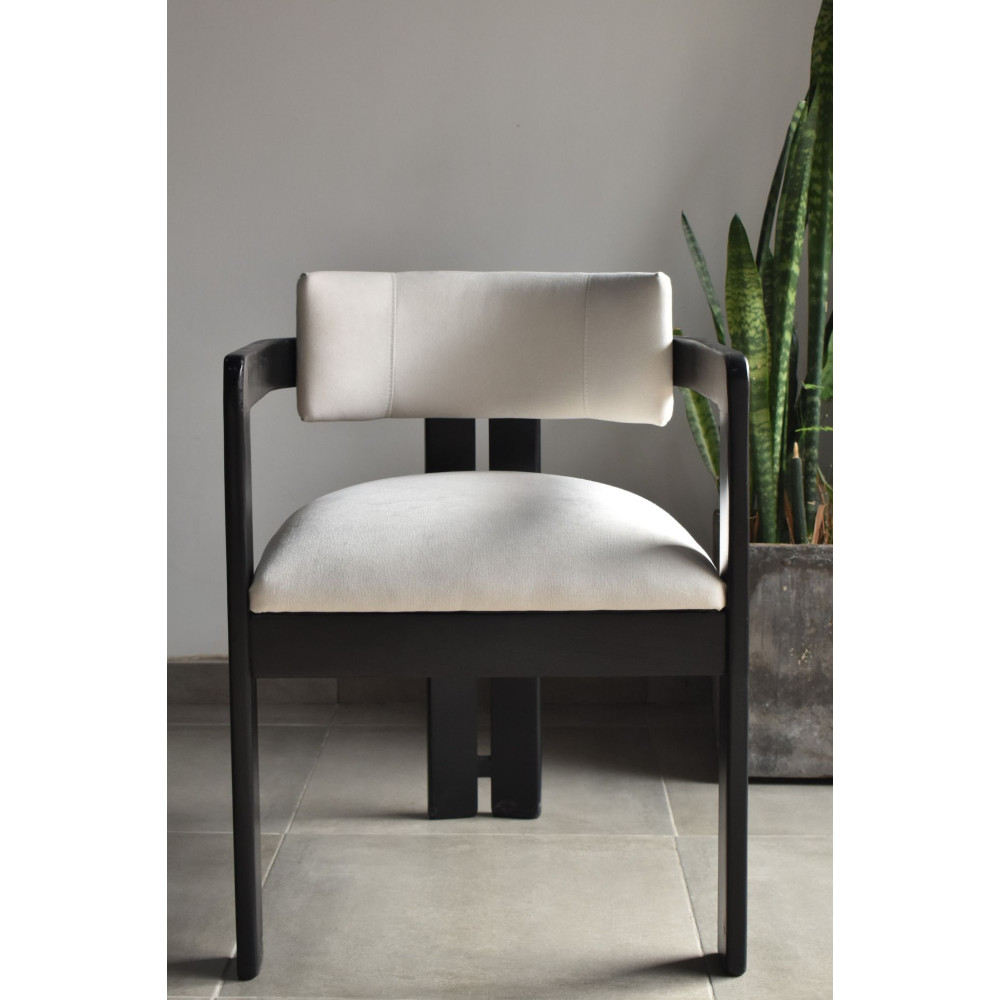 Silla Cabecera Málaga Madera Petiribi Patas Negro