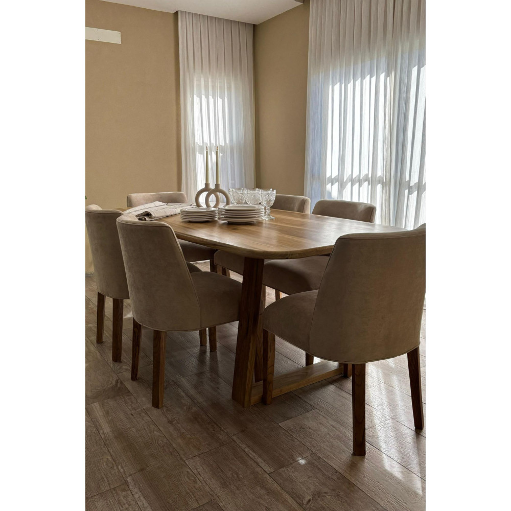 Mesa de comedor Serena madera maciza petiribi Mesa de comedor Serena madera maciza petiribi
