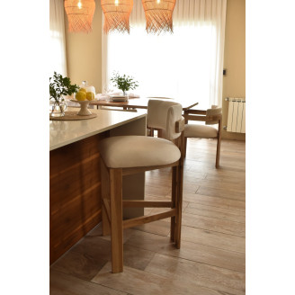 Taburete para Isla / Desayunador / Barra Málaga Sin Apoyabrazos Madera Petiribí Taburete para Isla / Desayunador / Barra Málaga Sin Apoyabrazos Madera Petiribí