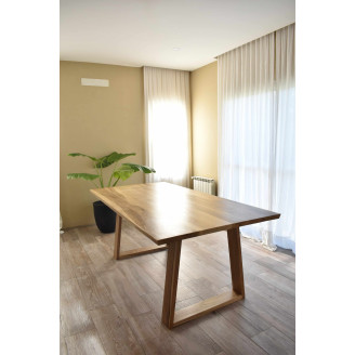 Mesa de comedor siena madera maciza petiribi 