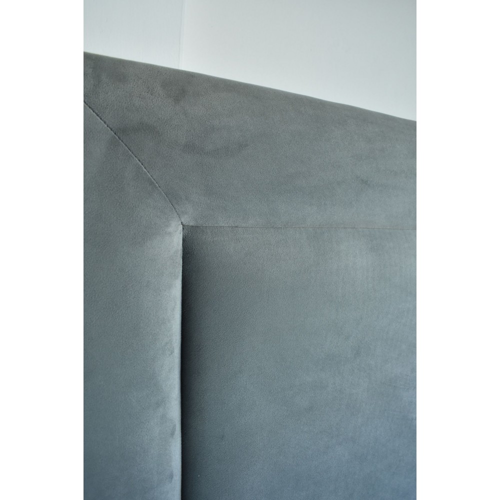 Respaldo de cama doble costura