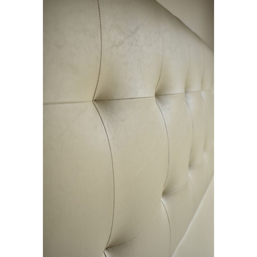 Respaldo de Cama Panel Cuadriculado con Costura